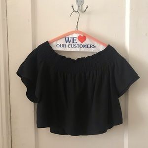 Apiece Apart Milos Smocked Neck Top